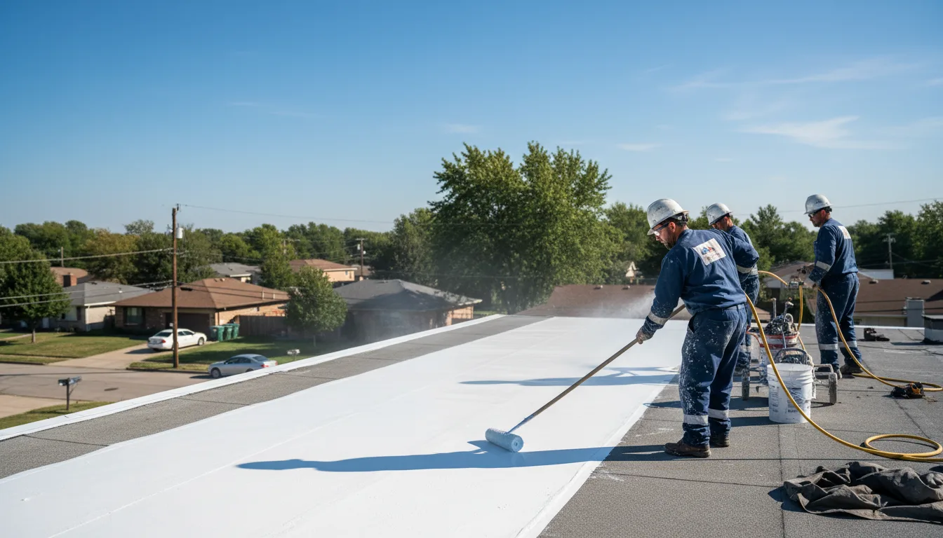 Commercial roof coating in Kirkville, IA near me